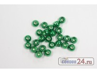 Вольфрамовые шарики D 4,6 мм., цвет зелёный, уп. 25 шт.